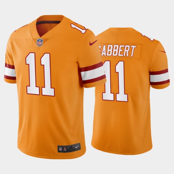 Personalized Men’s Blaine Gabbert Tampa Bay Buccaneers Orange Creamsicle Throwback Stitched Jersey