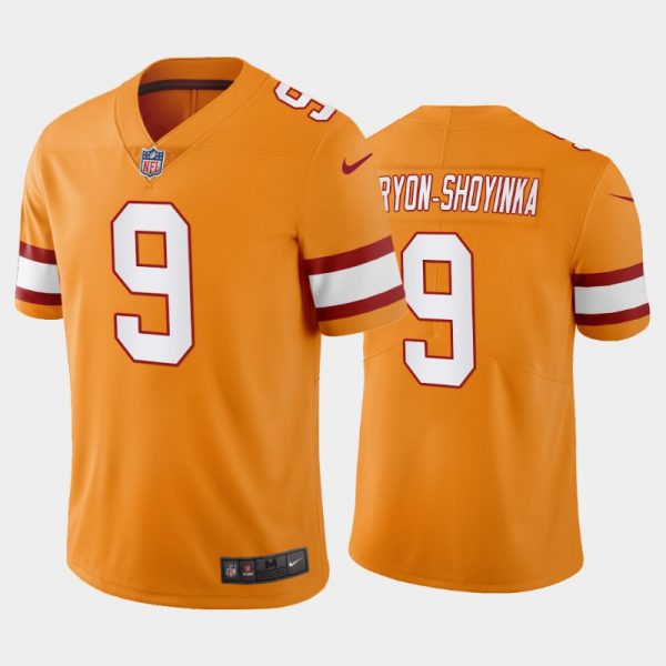 Personalized Men’s Joe Tryon Shoyinka Tampa Bay Buccaneers Orange Creamsicle Throwback Stitched Jersey