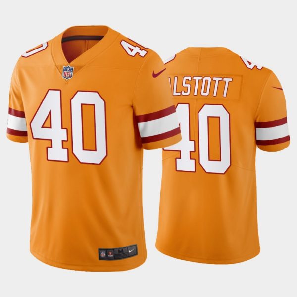 Personalized Men’s Mike Alstott Tampa Bay Buccaneers Orange Creamsicle Throwback Stitched Jersey