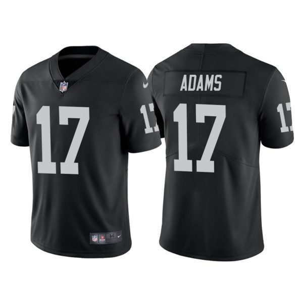 Personalized Youth Las Vegas Raiders Davante Adams Black Limited Stitched Jersey