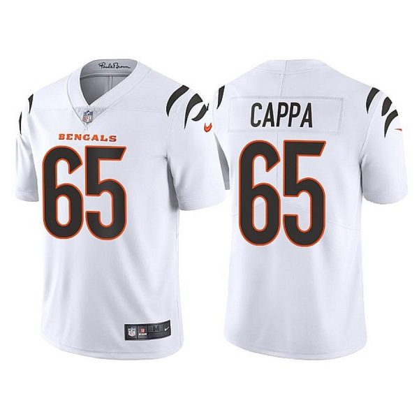 Personalized Men’s Cincinnati Bengals Alex Cappa White Limited Stitched Jersey