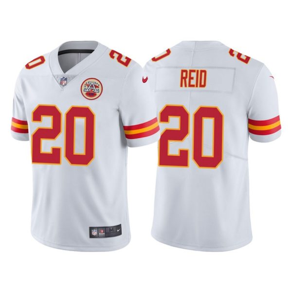 Personalized Youth Kansas City Chiefs Justin Reid White Limited Stitched Jersey