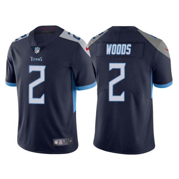 Personalized Men’s Tennessee Titans Robert Woods Navy Limited Stitched Jersey