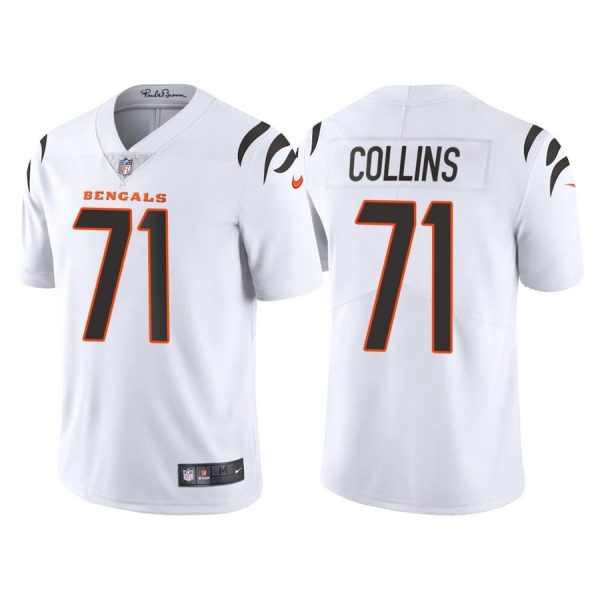 Personalized Youth Cincinnati Bengals La’el Collins White Limited Stitched Jersey