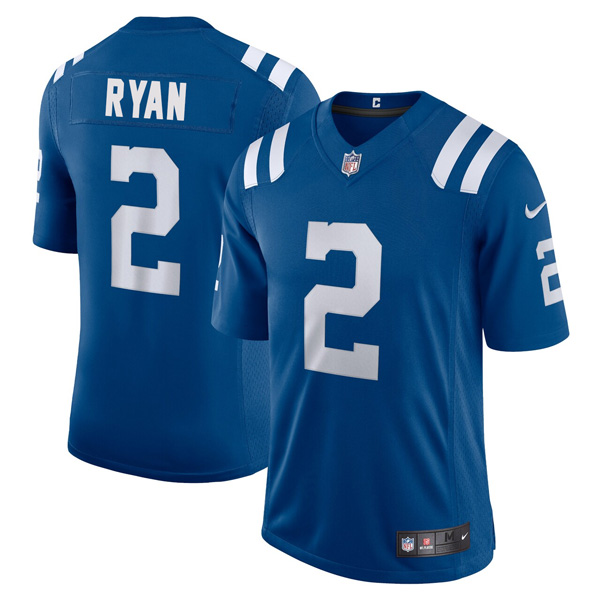 Personalized Men’s Indianapolis Colts Matt Ryan Blue Limited Stitched Jersey