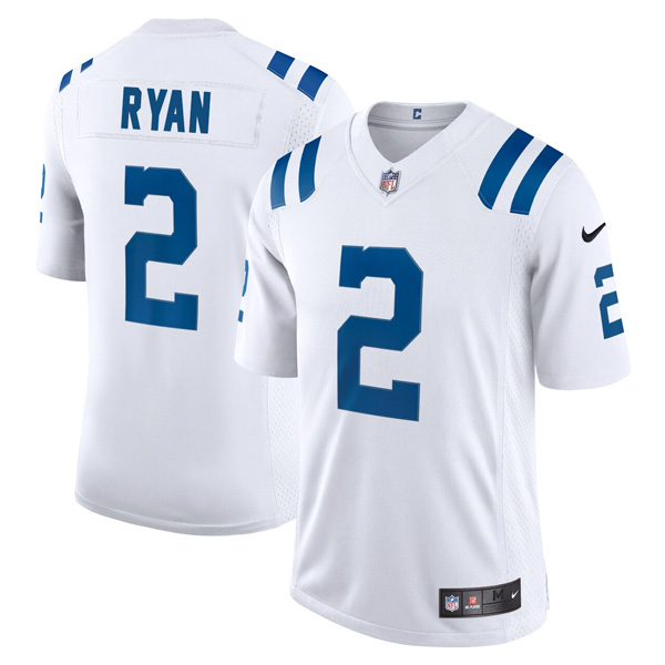 Personalized Men’s Indianapolis Colts Matt Ryan White Limited Stitched Jersey