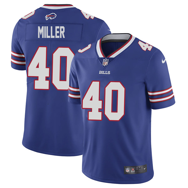Personalized Youth Buffalo Bills Von Miller Blue Limited Stitched Jersey