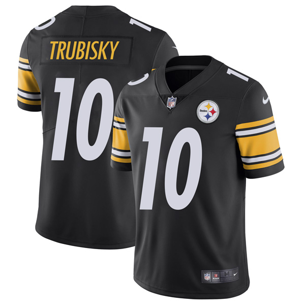 Personalized Men’s Pittsburgh Steelers Mitchell Trubisky Black Limited Stitched Jersey
