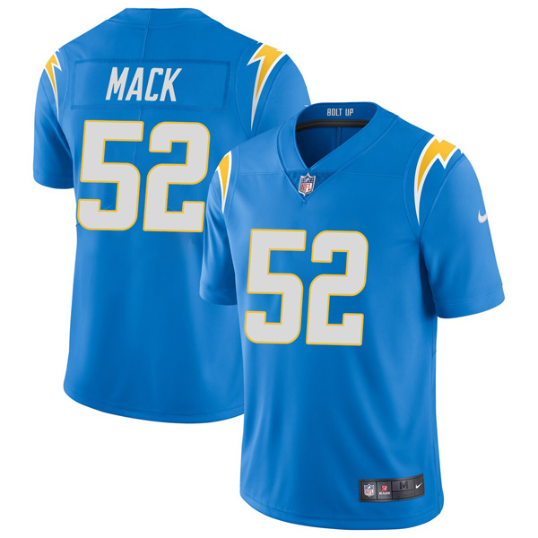 Personalized Men’s Los Angeles Chargers Khalil Mack Blue Limited Stitched Jersey