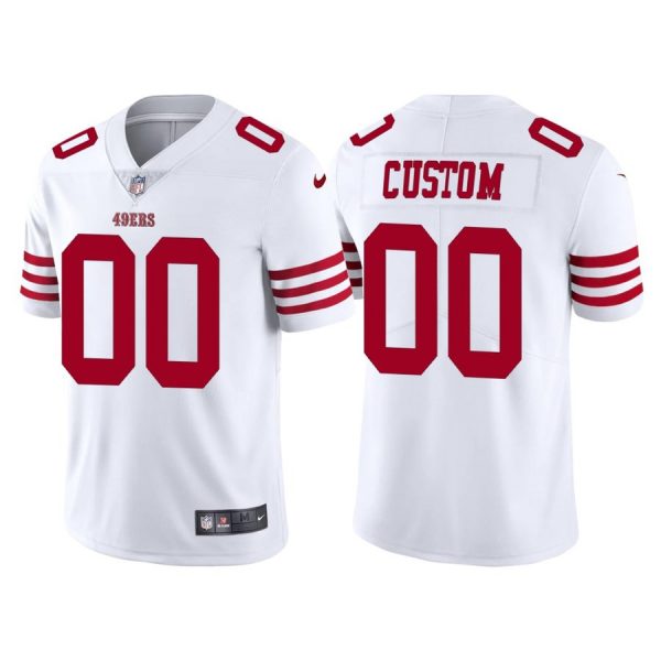 Personalized Men’s San Francisco 49ers 2022 Limited Stitched Jersey White