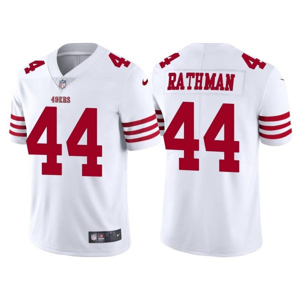 Personalized Men’s San Francisco 49ers Tom Rathman 2022 Limited Stitched Jersey White