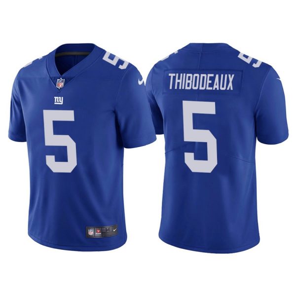 Personalized Men’s New York Giants Kayvon Thibodeaux 2022 NFL Draft Stitched Jersey Royal