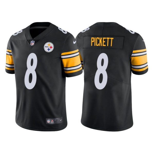 Personalized Men’s Pittsburgh Steelers Kenny Pickett 2022 NFL Draft Stitched Jersey Black