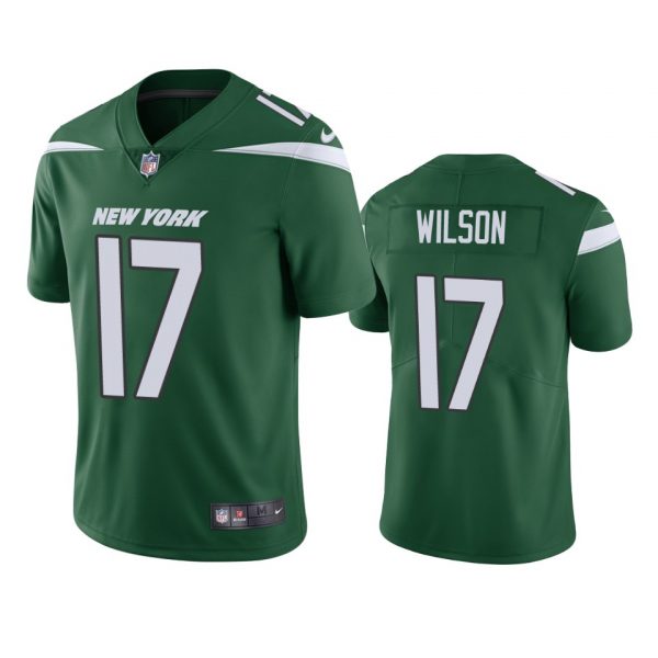 Personalized Men’s New York Jets Garrett Wilson 2022 NFL Draft Stitched Jersey Green