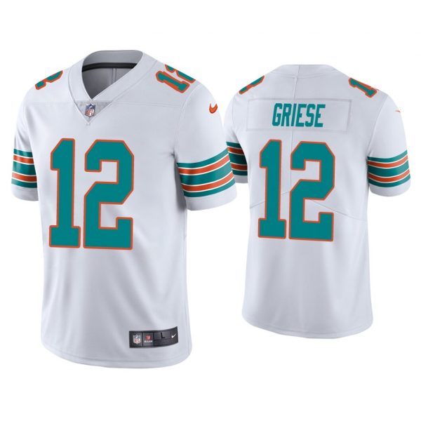 Personalized Men’s Bob Griese Miami Dolphins Throwback Limited Stitched Jersey Aqua