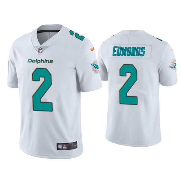 Personalized Men’s Chase Edmonds Miami Dolphins Limited Stitched Jersey White