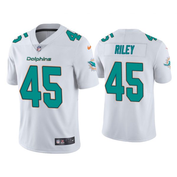 Personalized Men’s Duke Riley Miami Dolphins Limited Stitched Jersey White