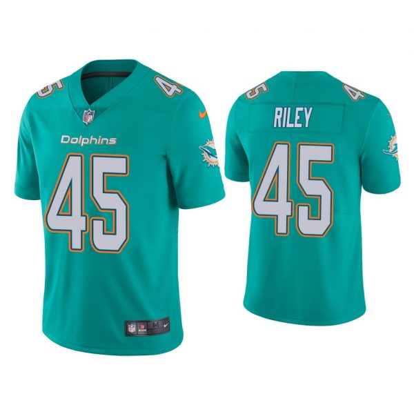 Personalized Men’s Duke Riley Miami Dolphins Limited Stitched Jersey Aqua