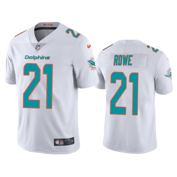 Personalized Men’s Eric Rowe Miami Dolphins Limited Stitched Jersey White