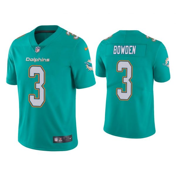 Personalized Men’s Lynn Bowden Miami Dolphins Limited Stitched Jersey Aqua