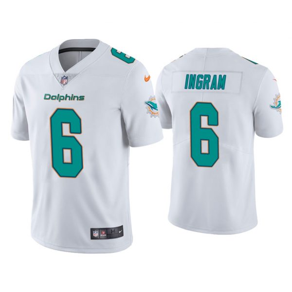 Personalized Men’s Melvin Ingram Miami Dolphins Limited Stitched Jersey White