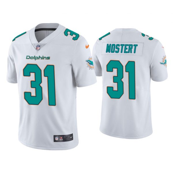Personalized Men’s Raheem Mostert Miami Dolphins Limited Stitched Jersey White