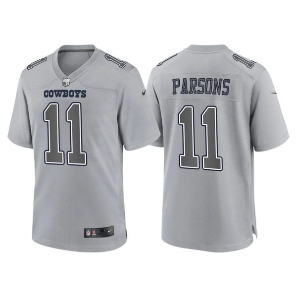 Personalized Youth Dallas Cowboys Micah Parsons Gray Atmosphere Fashion Stitched Jersey