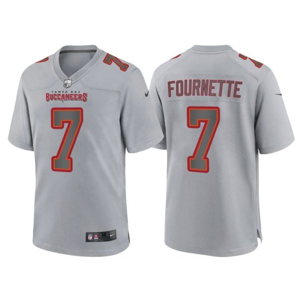 Personalized Youth Tampa Bay Buccaneers Leonard Fournette Gray Atmosphere Fashion Stitched Jersey