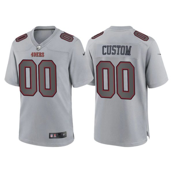 Personalized Youth San Francisco 49ers Gray Atmosphere Fashion Stitched Jersey