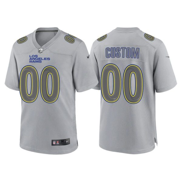 Personalized Women’s Los Angeles Rams Gray Atmosphere Fashion Stitched Jersey