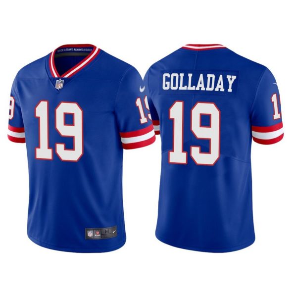 Personalized Youth New York Giants Kenny Golladay Royal Classic Limited Stitched Jersey