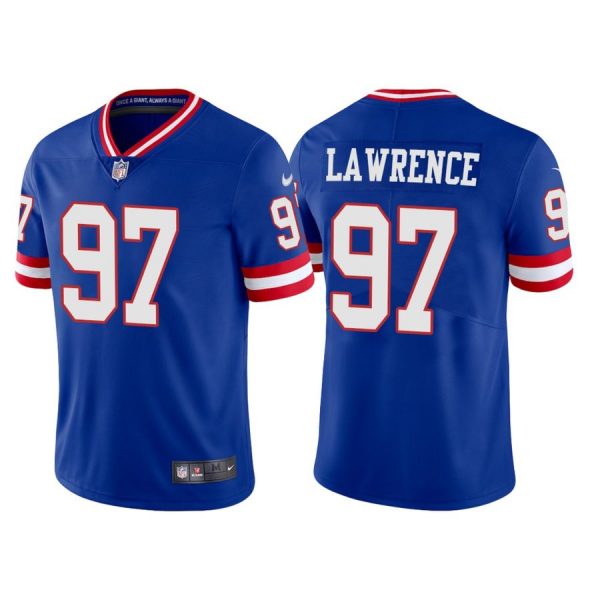 Personalized Women’s New York Giants Dexter Lawrence Royal Classic Limited Stitched Jersey