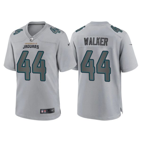 Personalized Women’s Jacksonville Jaguars Travon Walker Gray Atmosphere Fashion Stitched Jersey