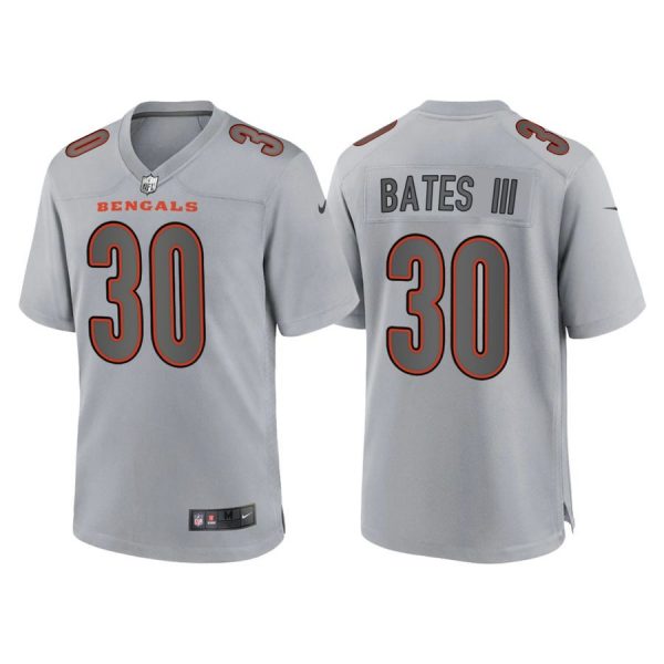 Personalized Men’s Cincinnati Bengals Jessie Bates III Gray Atmosphere Fashion Stitched Jersey