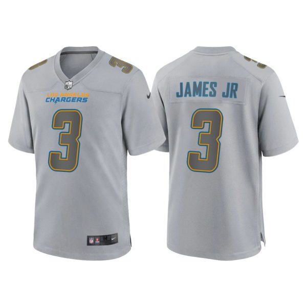 Personalized Men’s Los Angeles Chargers Derwin James Jr. Gray Atmosphere Fashion Stitched Jersey