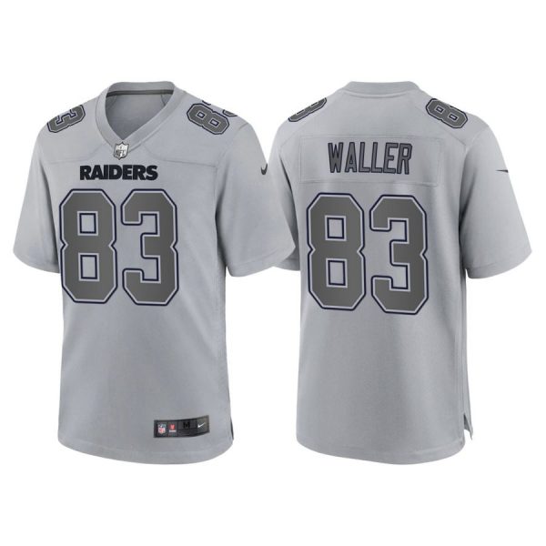 Personalized Men’s Las Vegas Raiders Darren Waller Gray Atmosphere Fashion Stitched Jersey