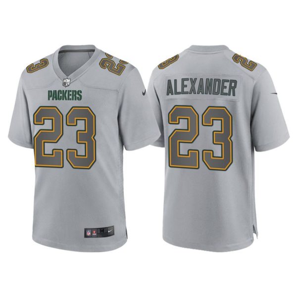 Personalized Men’s Green Bay Packers Jaire Alexander Gray Atmosphere Fashion Stitched Jersey