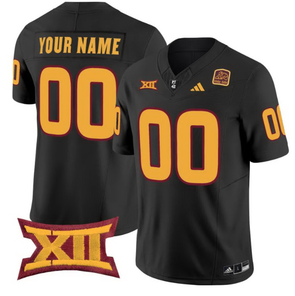 Personalized Custom Arizona State Sun Devils Jersey Limited College Football Black