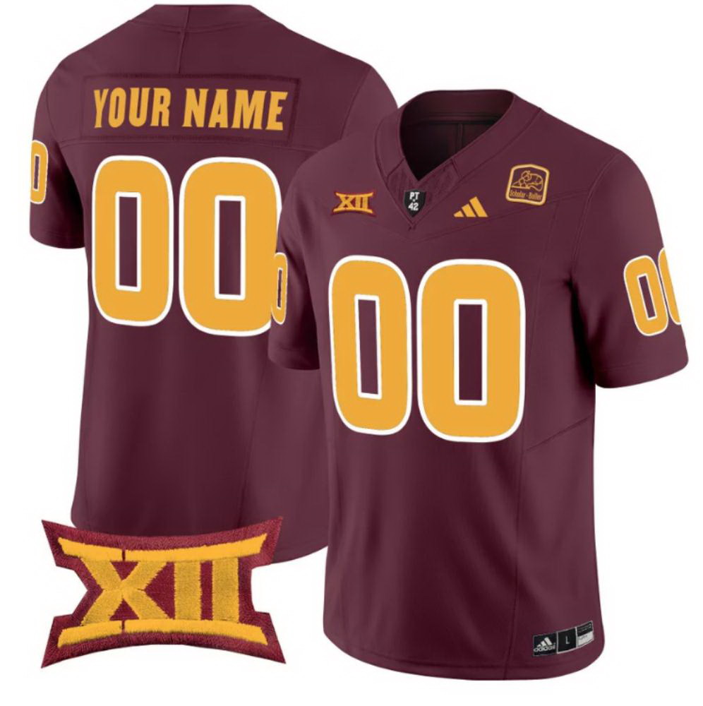 Personalized Custom Arizona State Sun Devils Jersey Limited College Football Maroon