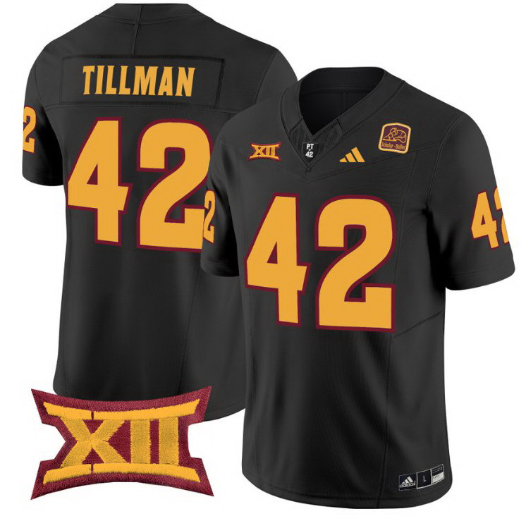 Personalized Pat Tillman Jersey #42 Arizona State Sun Devils Limited College Football Black