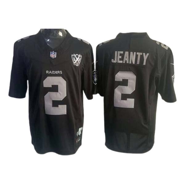 Personalized Men’s Las Vegas Raiders #2 Ashton Jeanty Limited Black F.U.S.E. Jersey