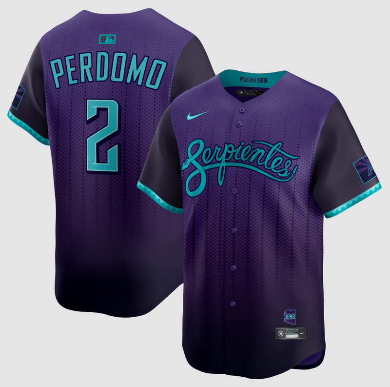 Personalized Men’s Arizona Diamondbacks #2 Geraldo Perdomo City Connect Limited Jersey