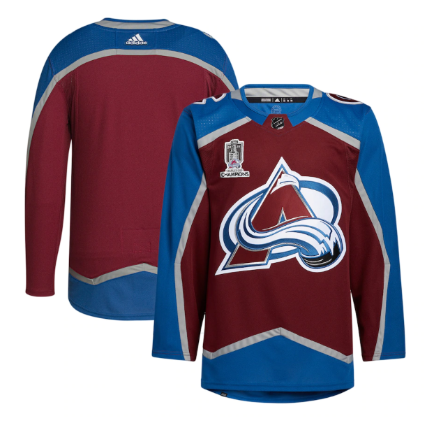 Personalized Men’s Colorado Avalanche Blank 2022 Burgundy Stanley Cup Champions Patch Stitched Jersey