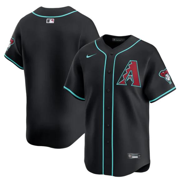 Personalized Men’s Arizona Diamondbacks Blank Black Cool Base Stitched Baseball Jersey