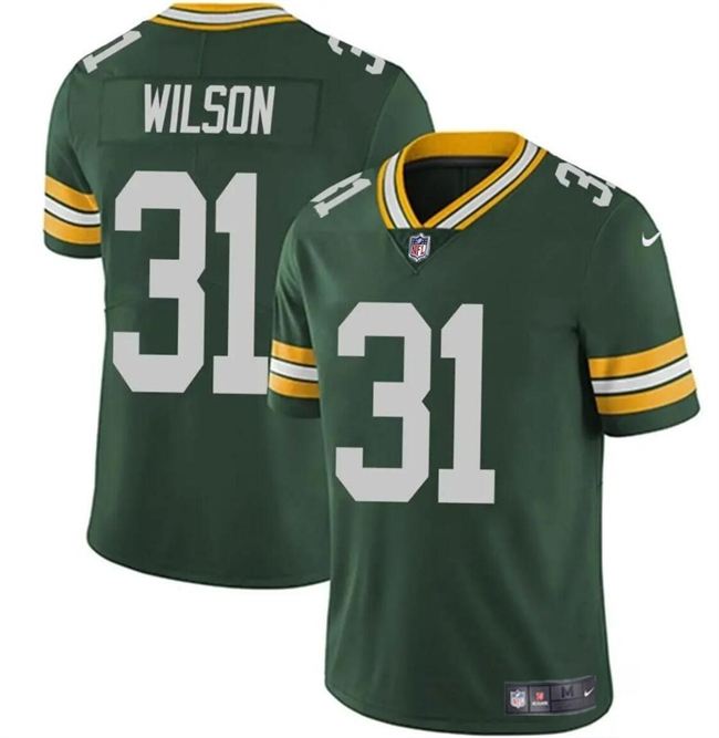 Personalized Men’s Green Bay Packers #31 Emanuel Wilson Green Limited Stitched Football Jersey
