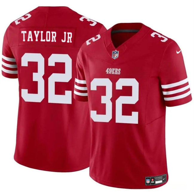 Personalized Youth San Francisco 49ers #32 Patrick Taylor Jr Red 2024 F.U.S.E. Untouchable Limited Stitched Football Jersey