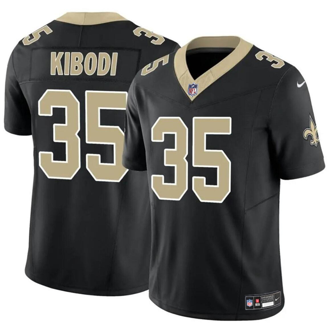 Personalized Men’s New Orleans Saints #35 Jacob Kibodi Black F.U.S.E Limited Stitched Football Jersey