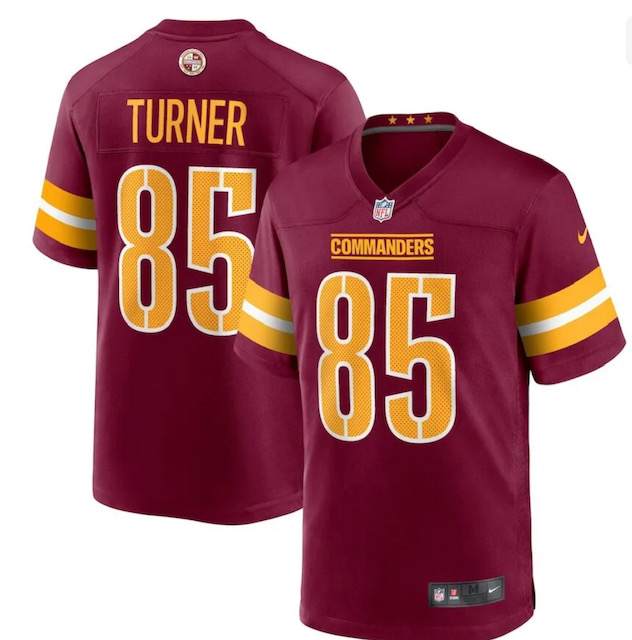 Personalized Washington Commanders 85 Cole Turner Untouchable Limited Jersey